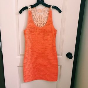 Orange Mini Dress